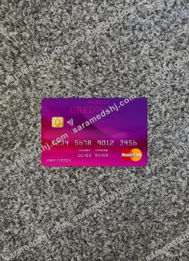 Argentina bank Credicoop mastercard photolook front